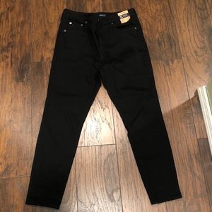 black high rise jeggings